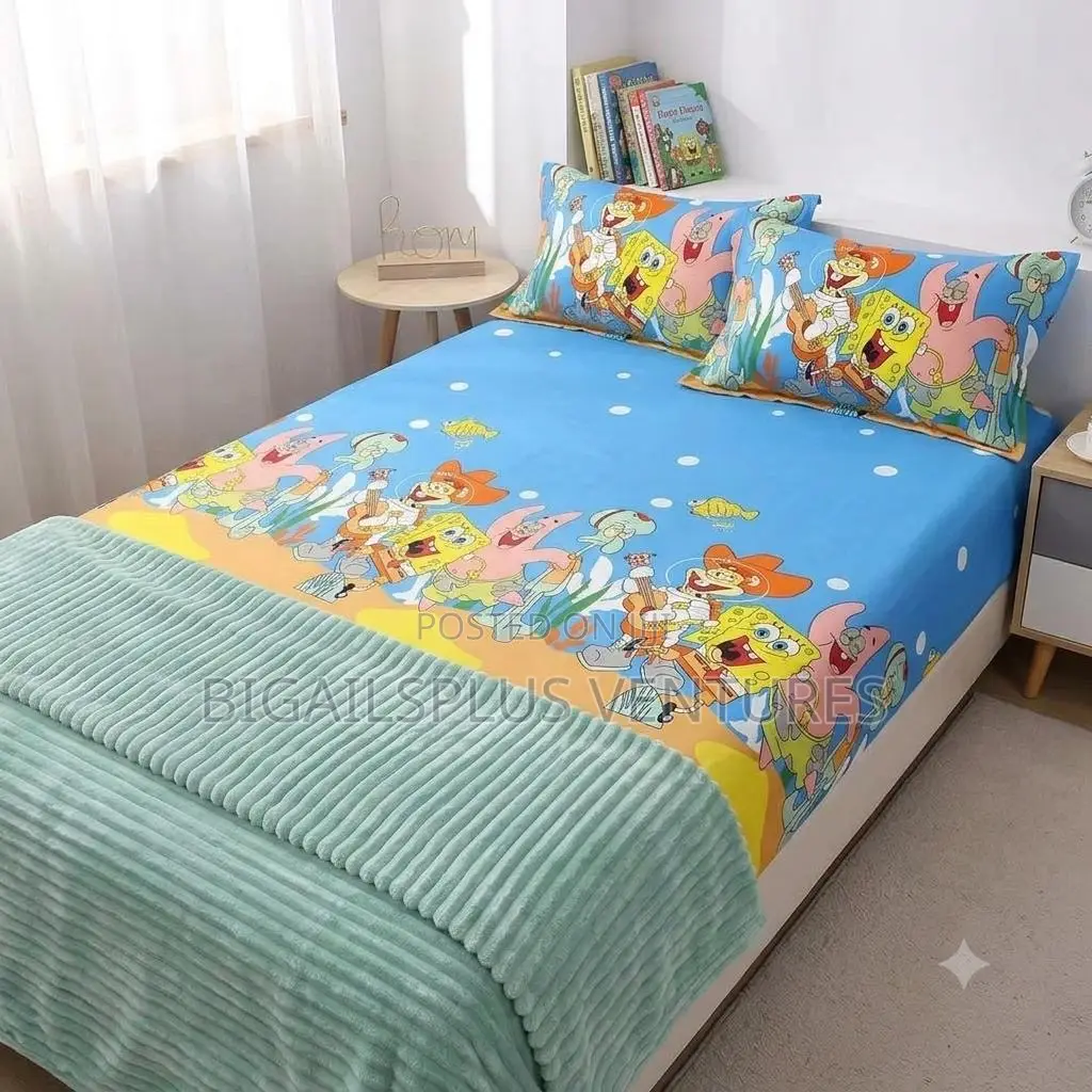Kids Cartoon Bedsheet