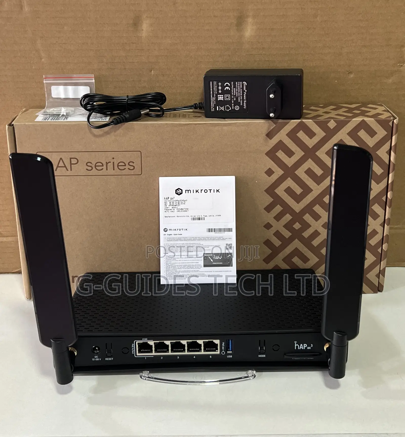 Mikrotik hAP Ax3 Router AX1800 Wi-Fi 6