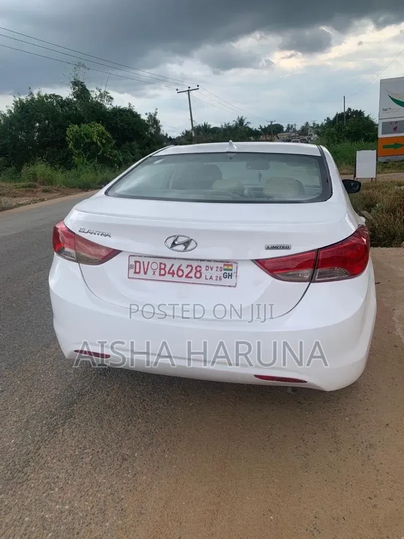 Hyundai Elantra Limited Sedan FWD (1.8L 4cyl 6A) 2013 White