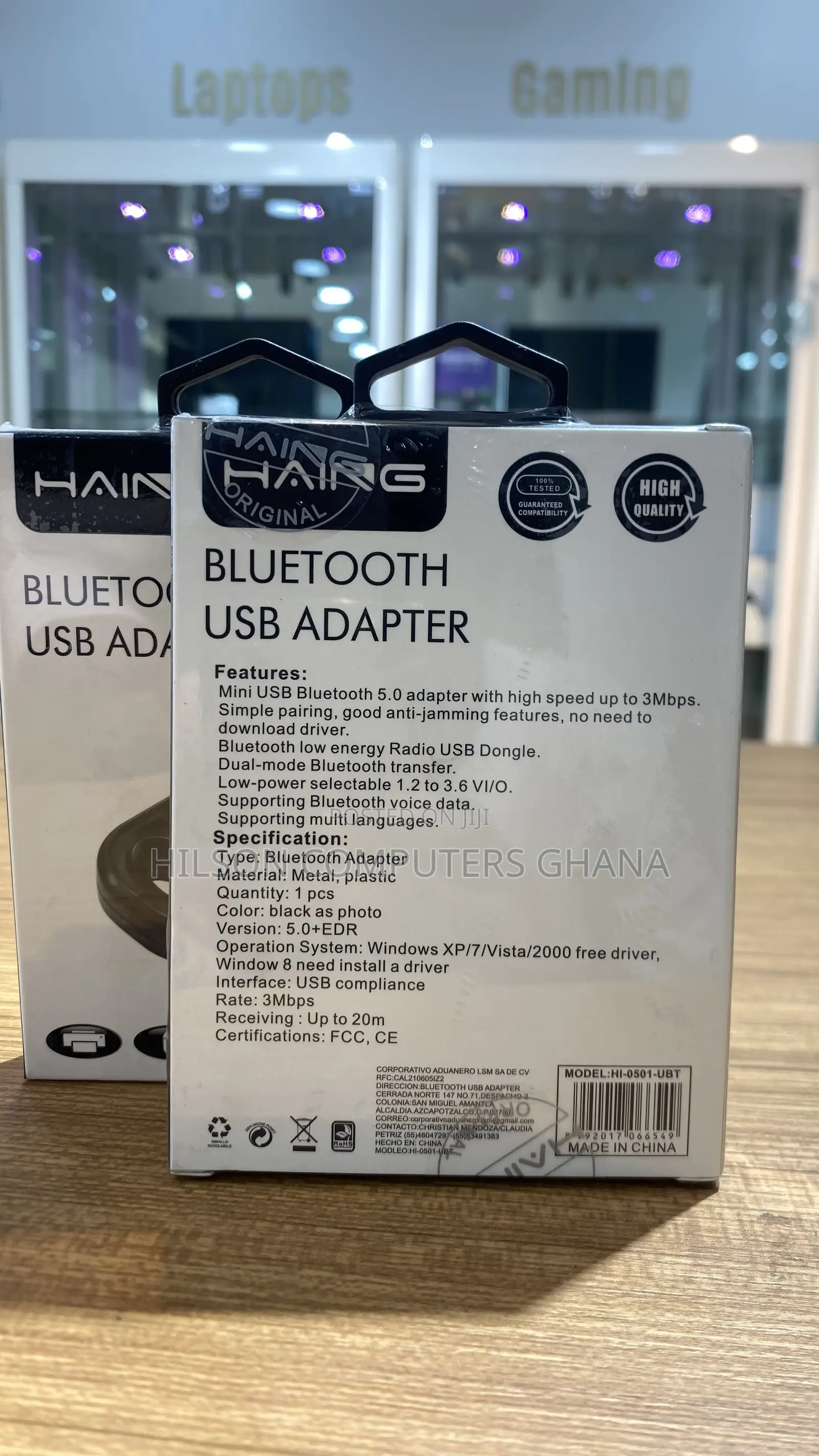 Haing Bluetooth 5.0 USB Adapter