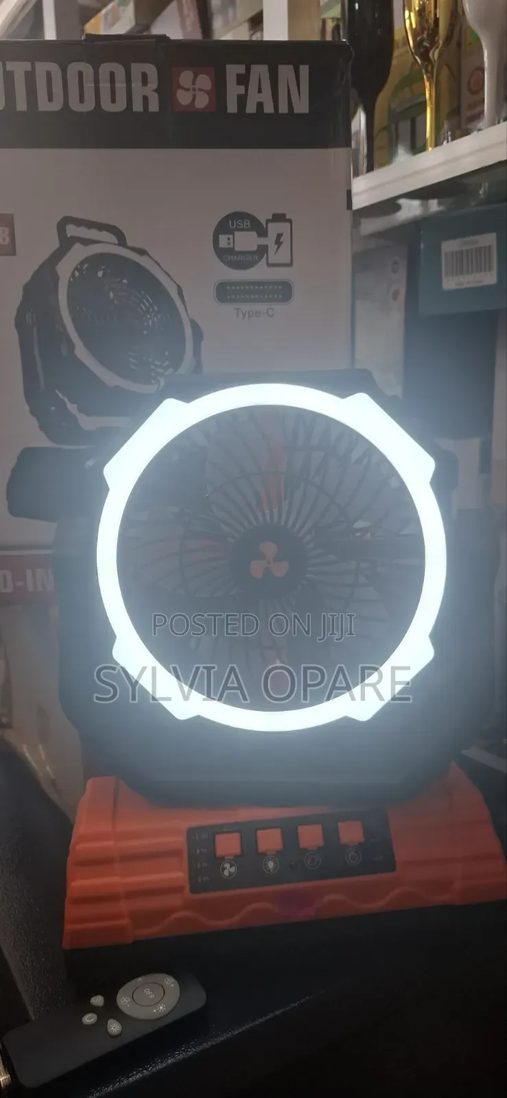 Rechargeable Fan and Light