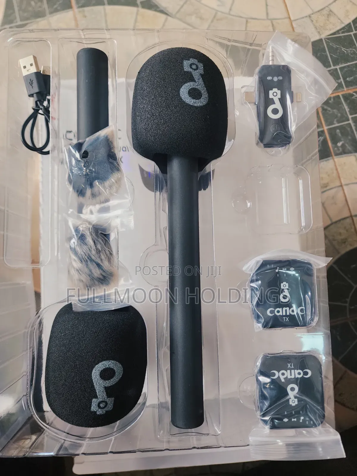 Candc Professional Dual Microphone for Interview and Podcast Phone Cam