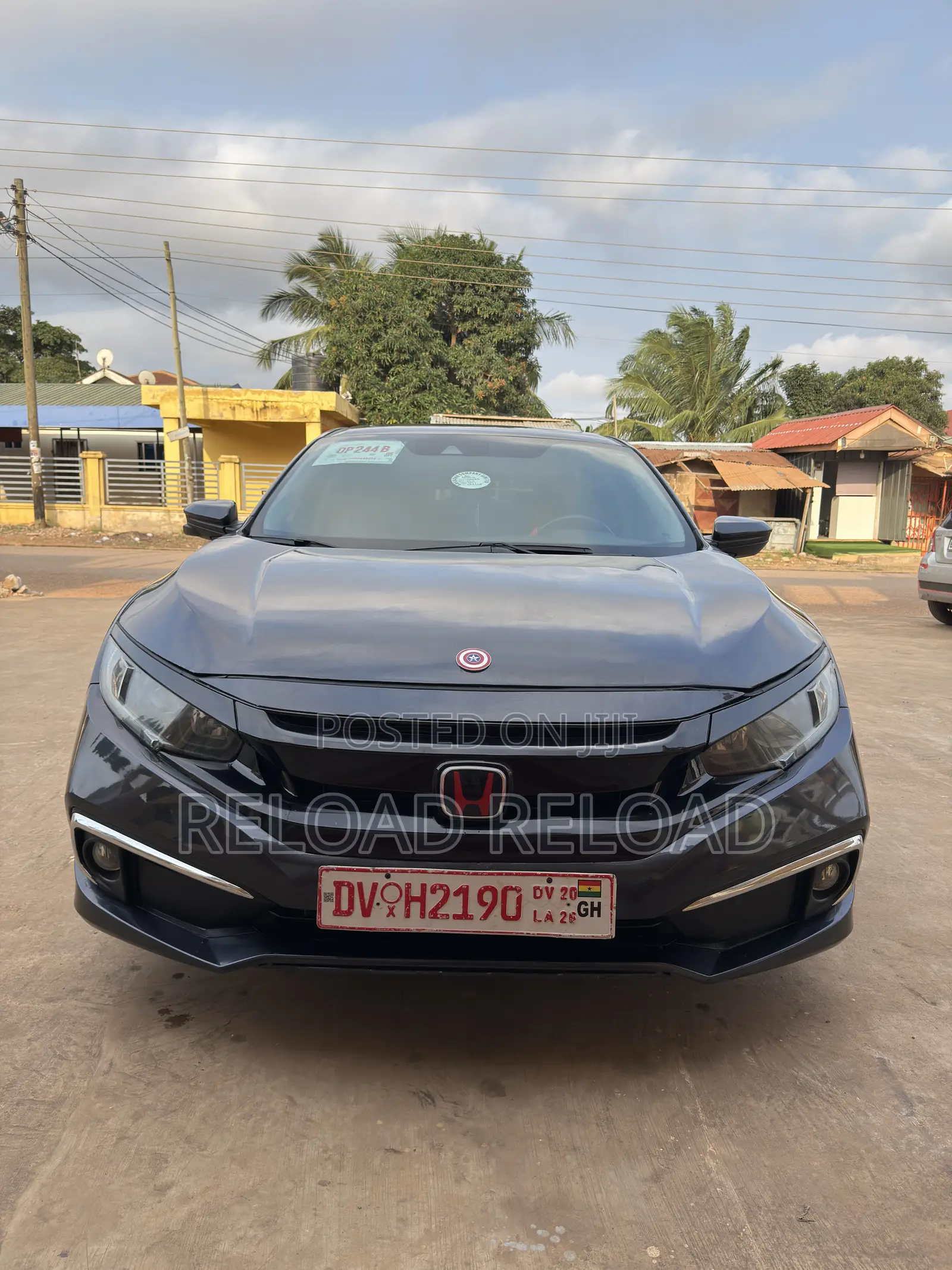 Honda Civic EX Sedan 2020 Black