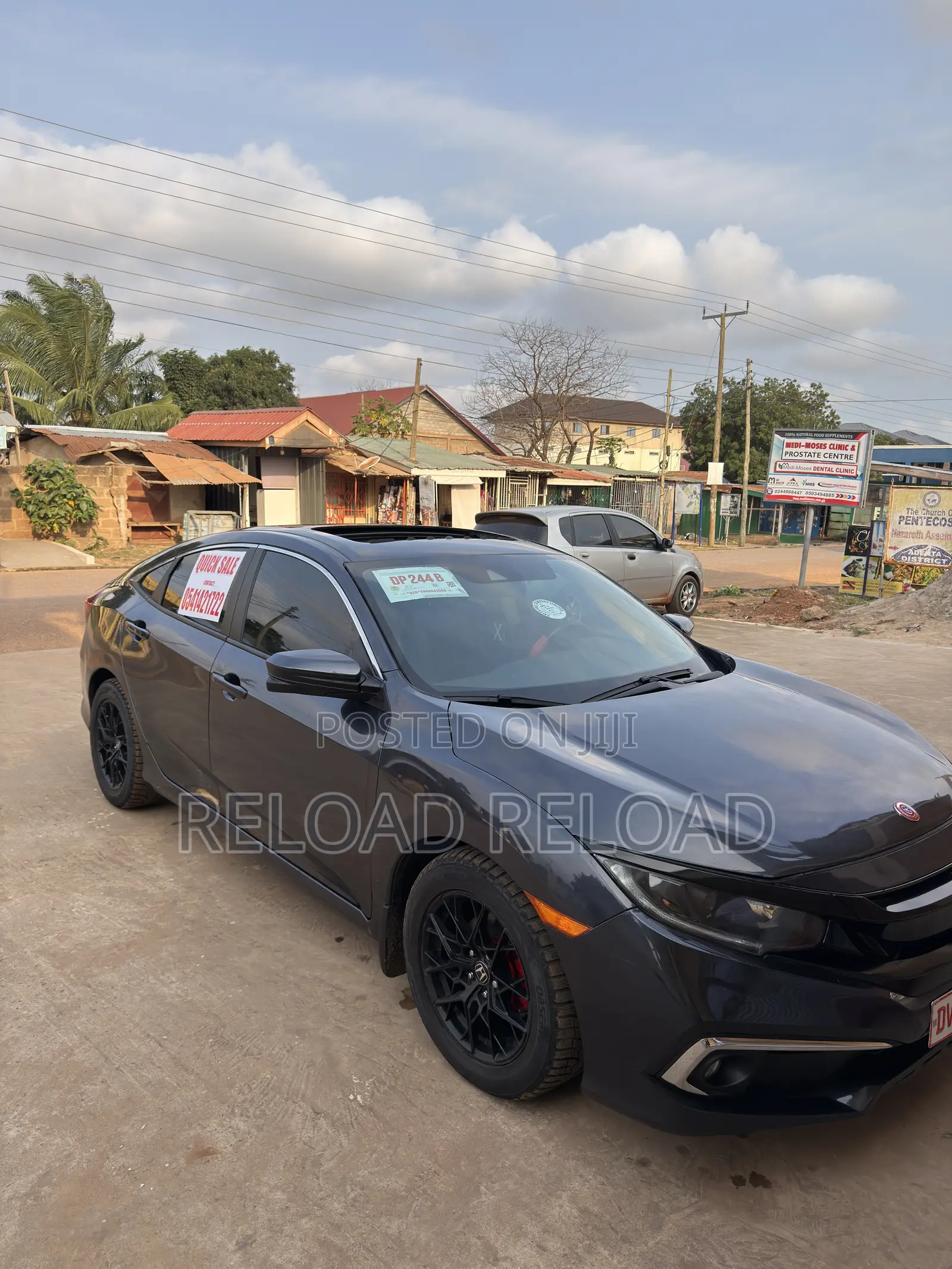 Honda Civic EX Sedan 2020 Black