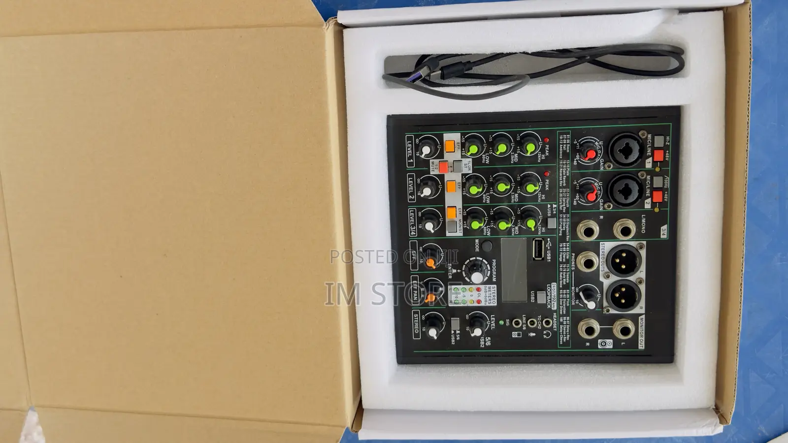 6 Chanel Sound Mixer for Live Streaming