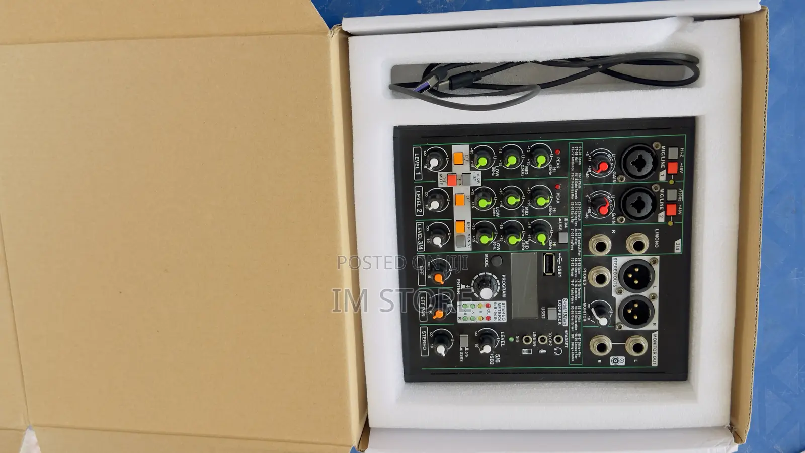 6 Chanel Sound Mixer for Live Streaming