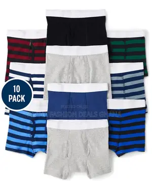 Boys Boxer Brief Underwear 10-Pack