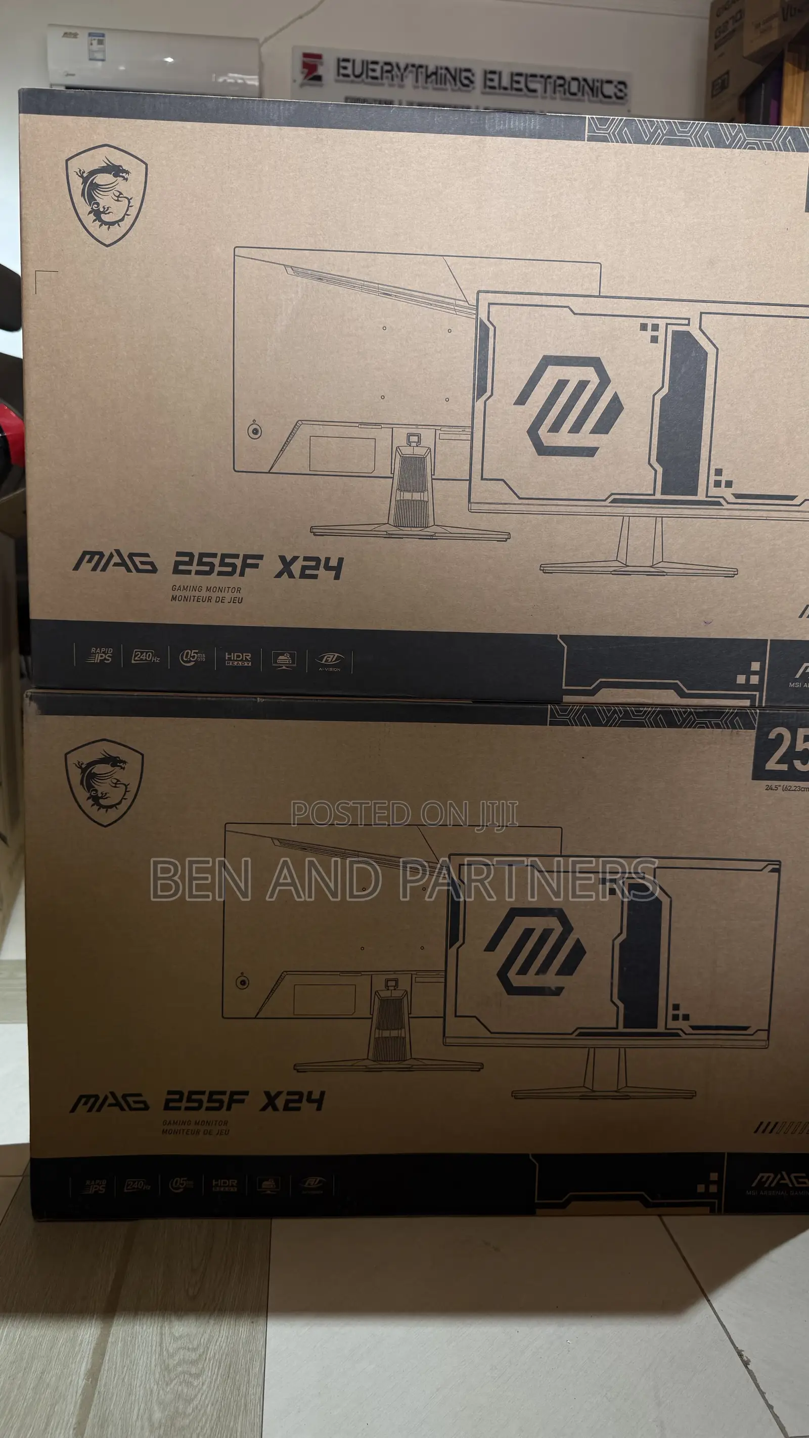 Msi 25”, Fhd, Ips, 240hz, O.5ms, Console Ready Gaming Monitor
