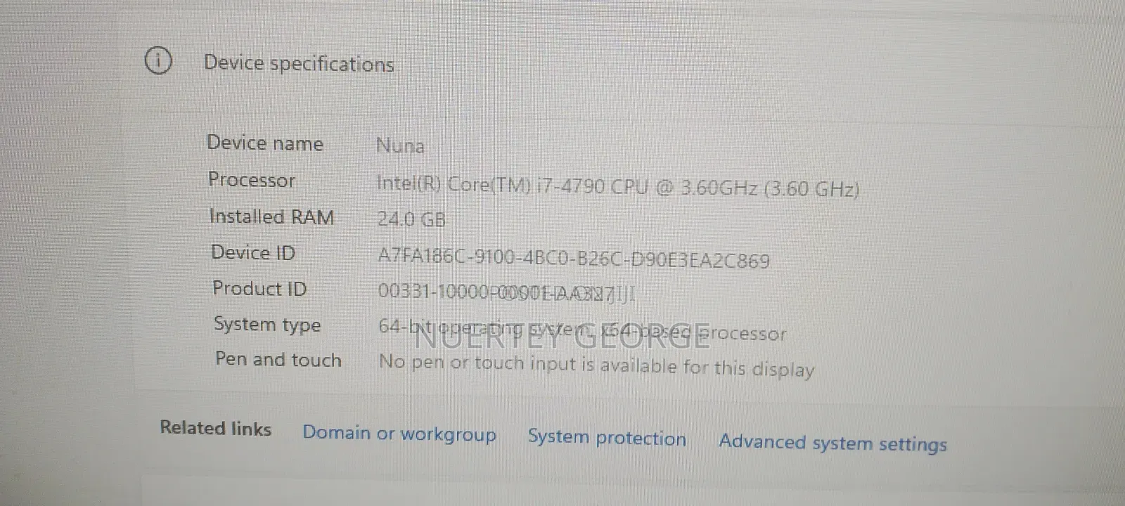Desktop Computer Asus 32GB Intel Core i7 SSD 1T