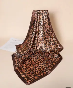 Elegant 90cm Satin Square Scarf Luxury Print Fashion Headscarf