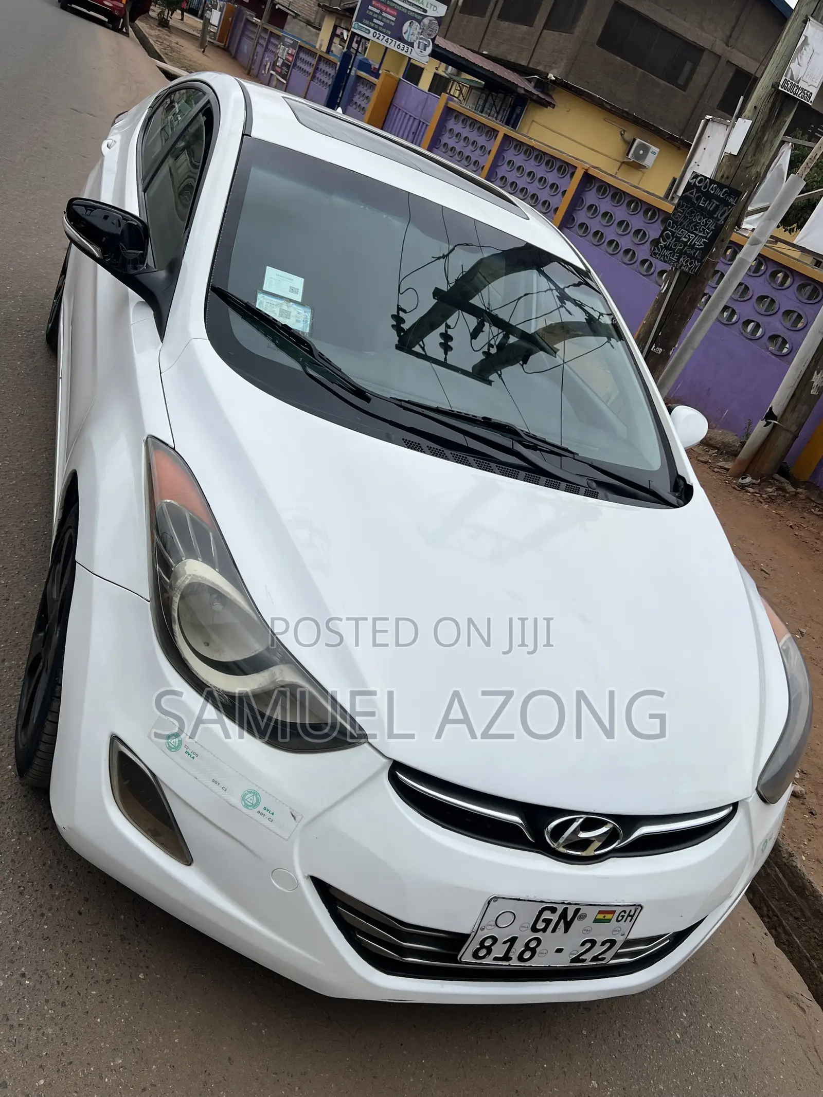 Hyundai Elantra Limited 2012 White