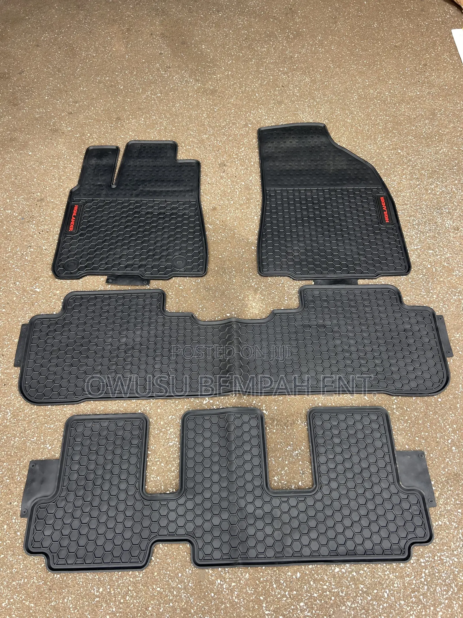 Toyota Highlander 2014-2019 Floor Mat 7 Seater