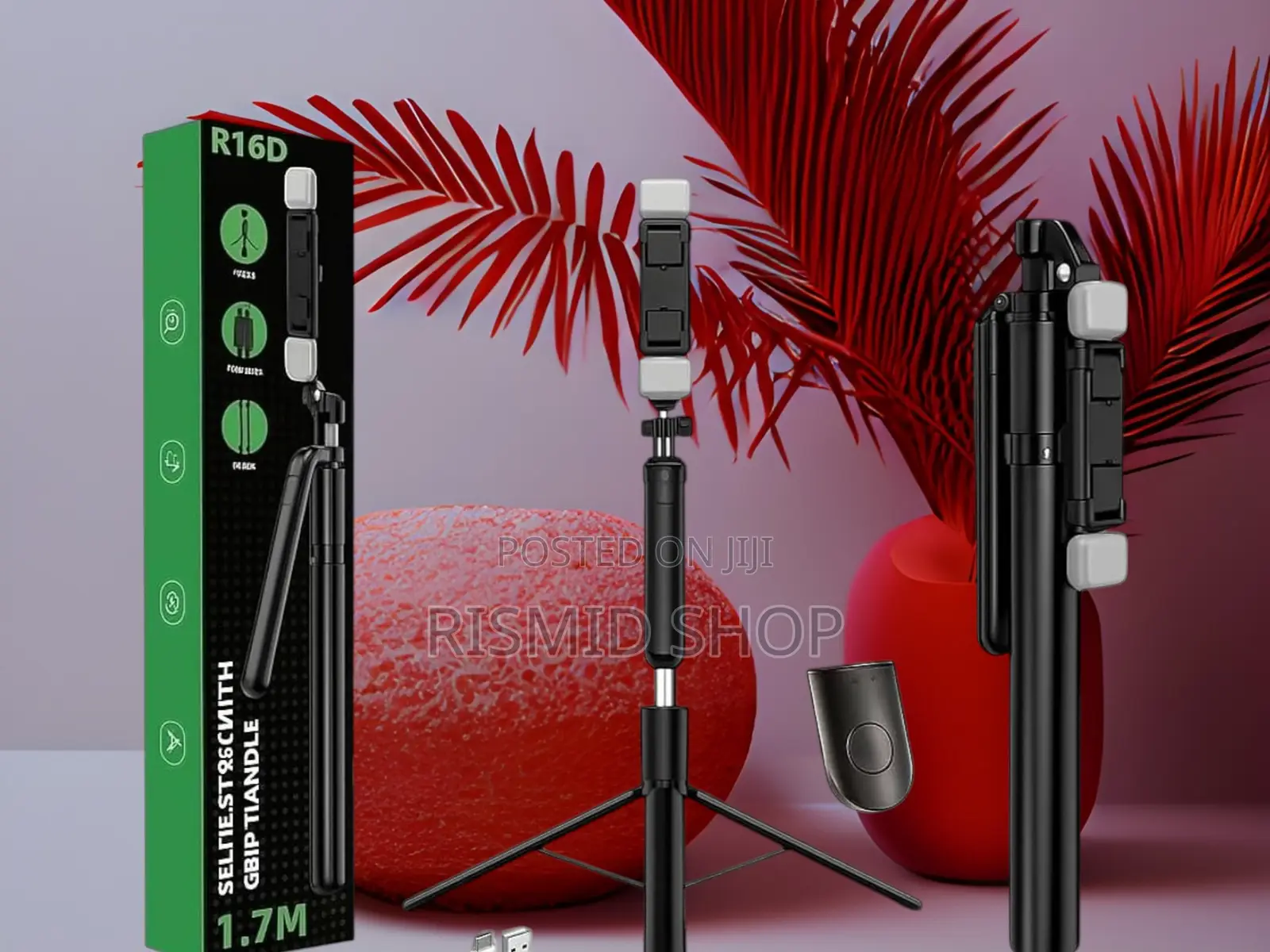R16d Extension Selfie Stick Mobile Phone Tripod