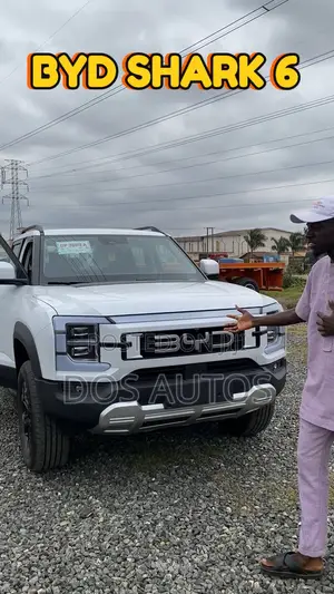 New BYD Shark 6 Shark Pickup 2026 White