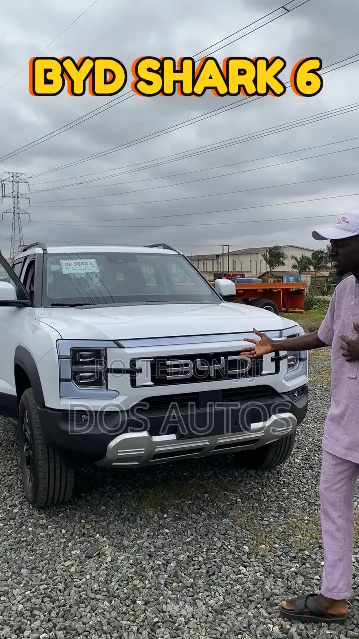 New BYD Shark 6 Shark Pickup 2026 White