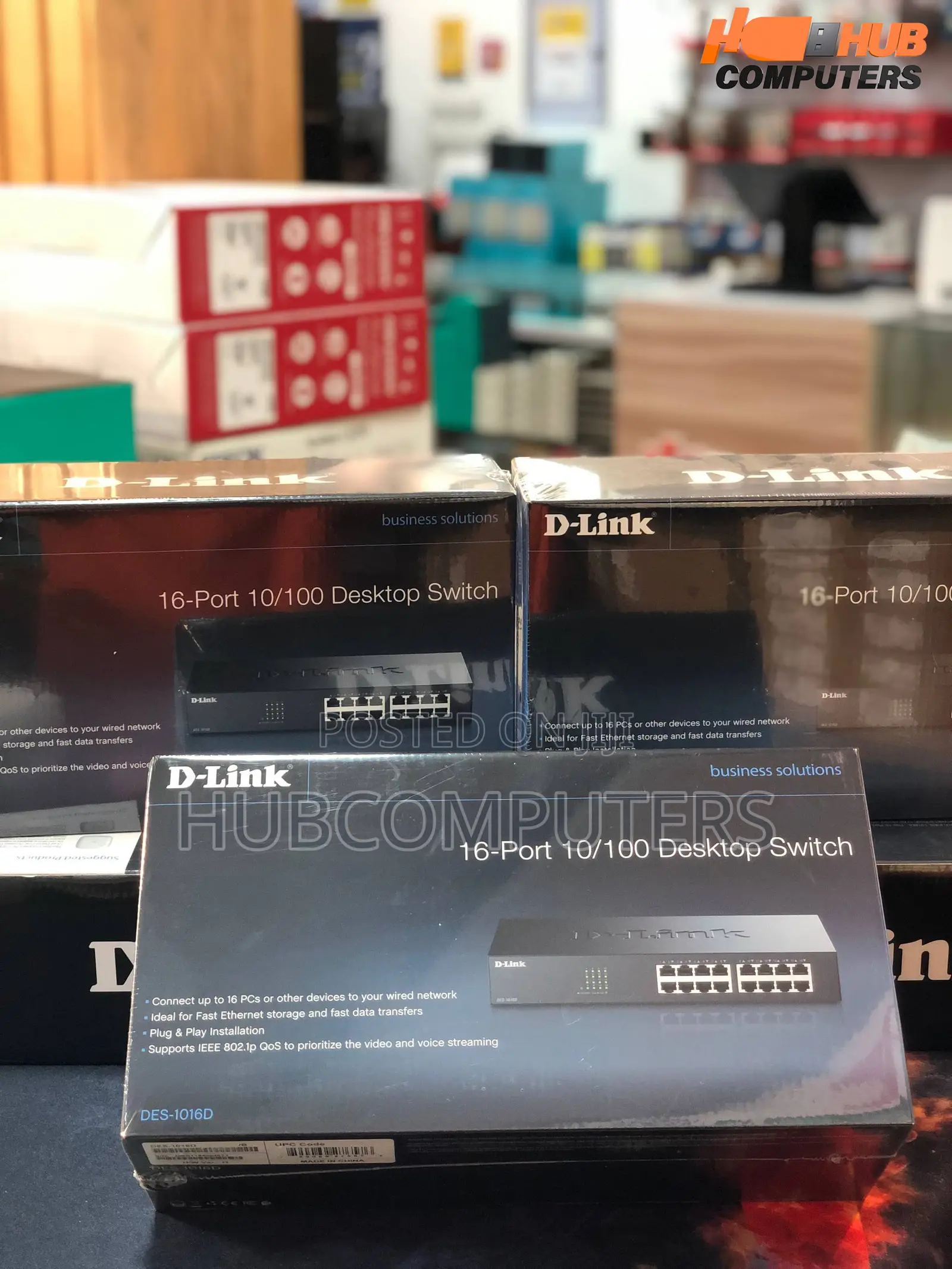 D-Link (Des-1016d)16port Desktop Switch