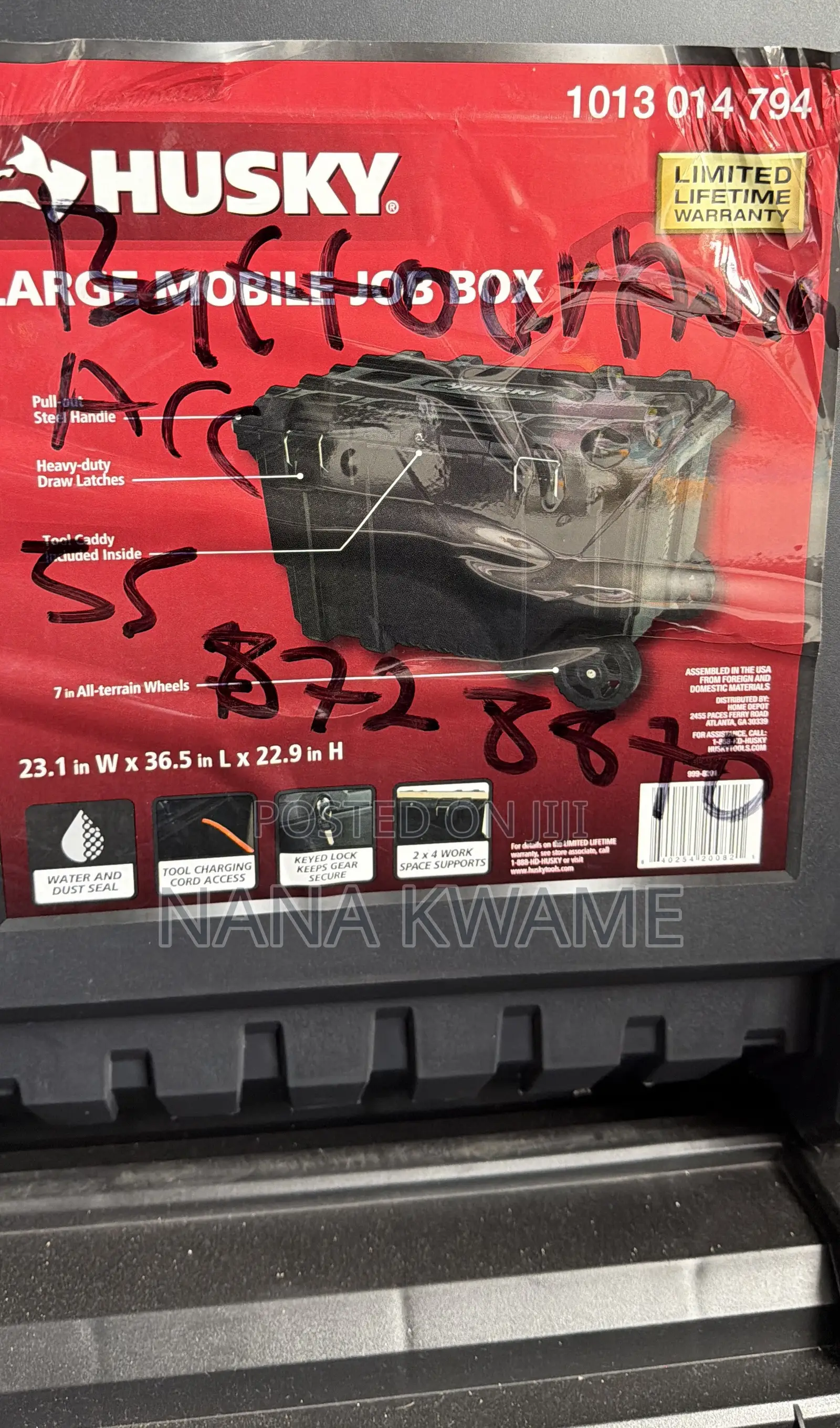 Large Mobile Job Box