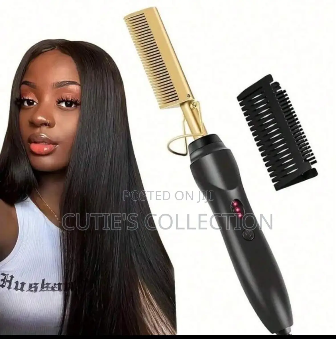 Electric Hot Press Ceremic Comb Suitable for All Types of Hair