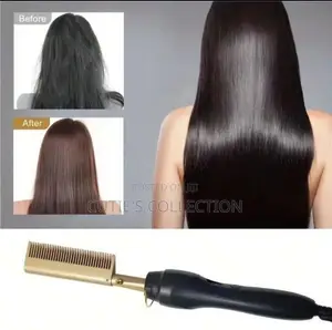 Electric Hot Press Ceremic Comb Suitable for All Types of Hair