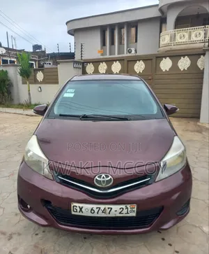 Toyota Vitz 2012 Burgundy