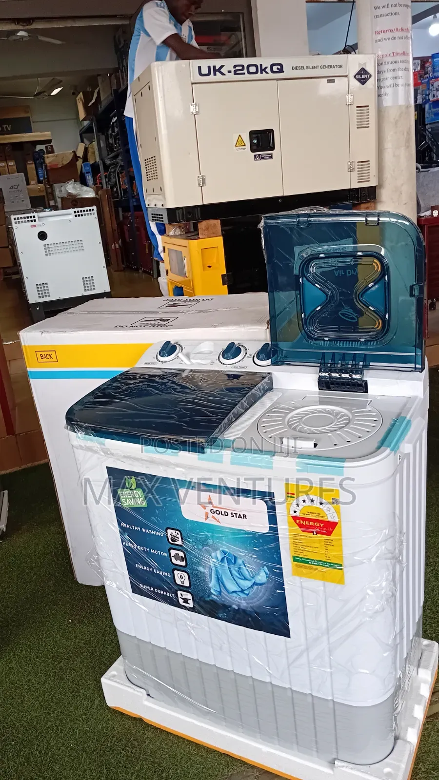 Goldstar 9KG Automatic Washing Machine – Modern 9kg