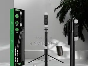 R16d Foldable Bluetooth Selfie Stick Phone Stand