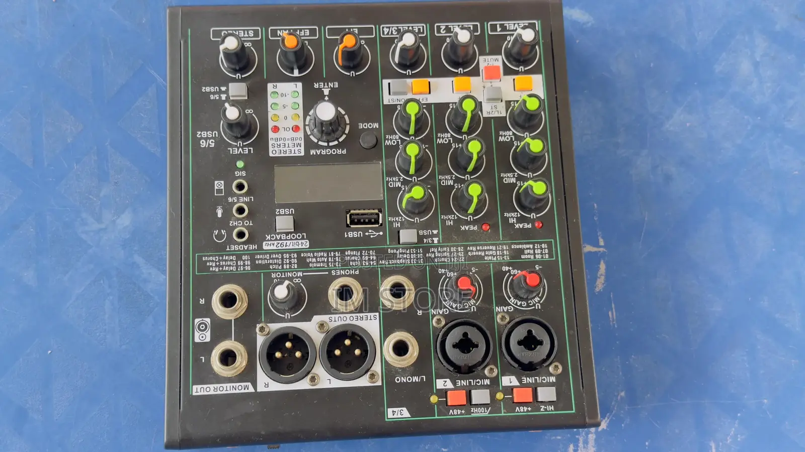6 Chanel Sound Mixer for Live Streaming