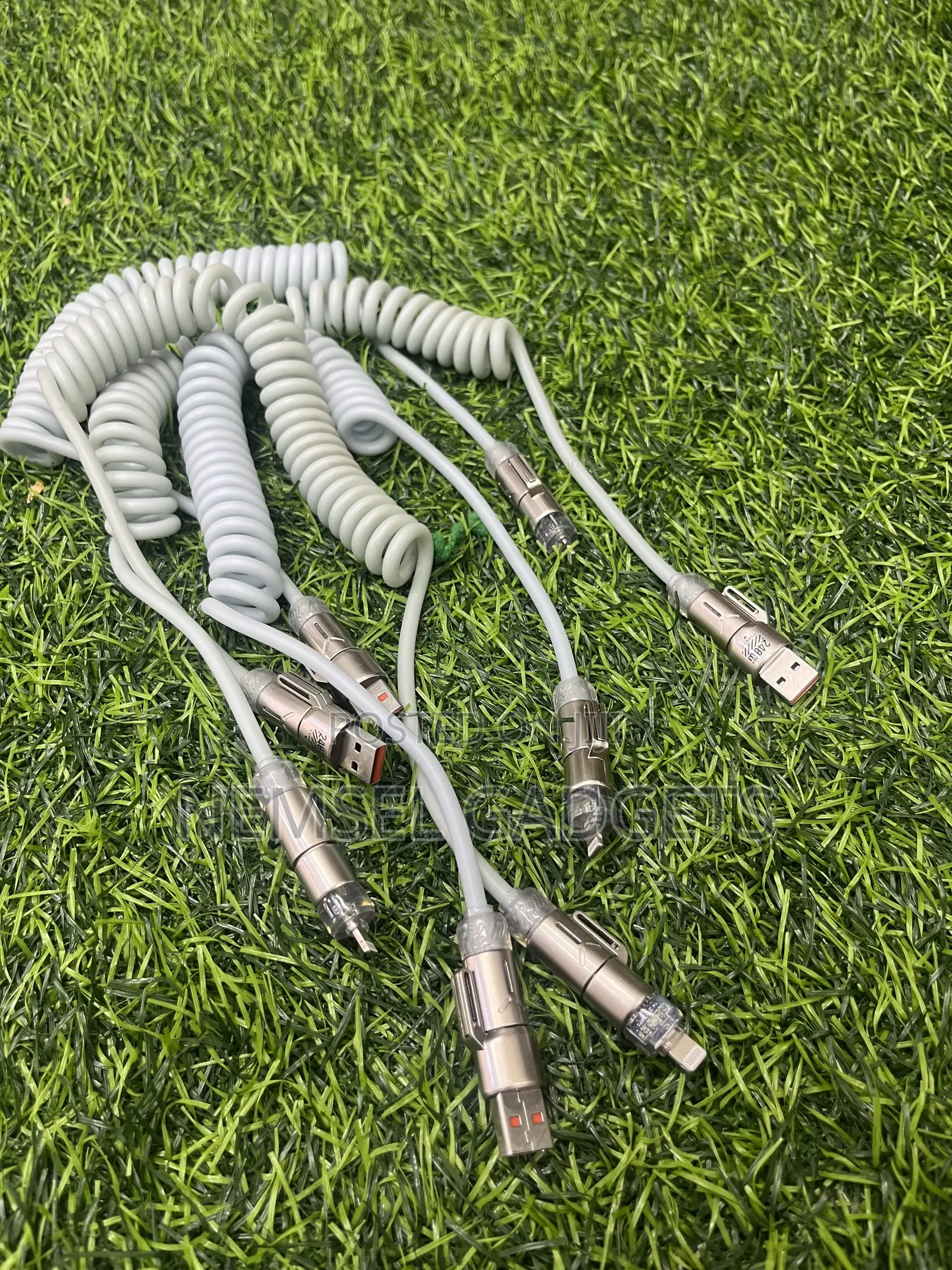 Coiled Fast-Charging Cable