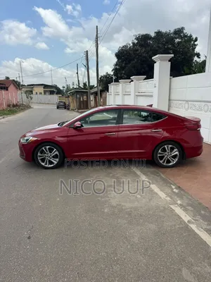 Hyundai Elantra Limited Sedan FWD (2.0L 4cyl 6A) 2017 Red