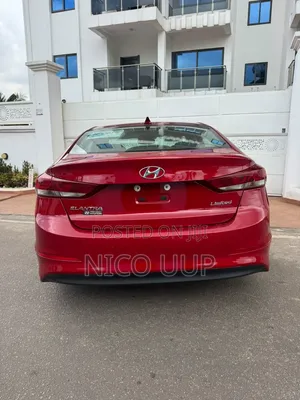Hyundai Elantra Limited Sedan FWD (2.0L 4cyl 6A) 2017 Red