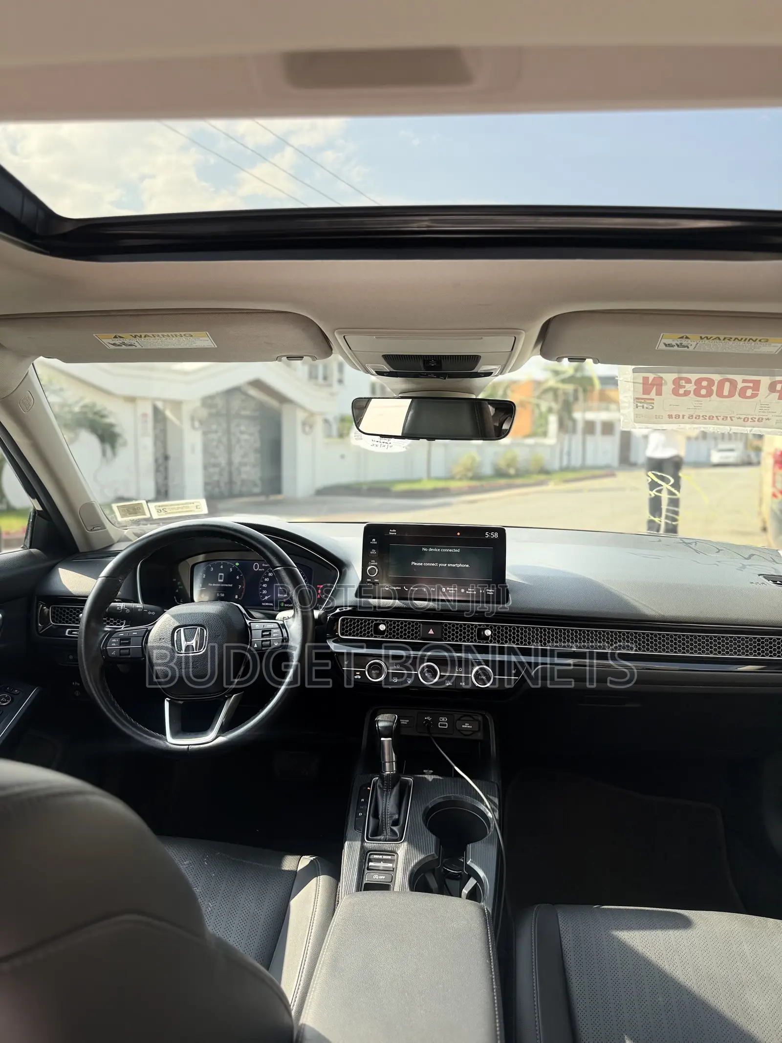 Honda Civic Touring CVT 2023 Black