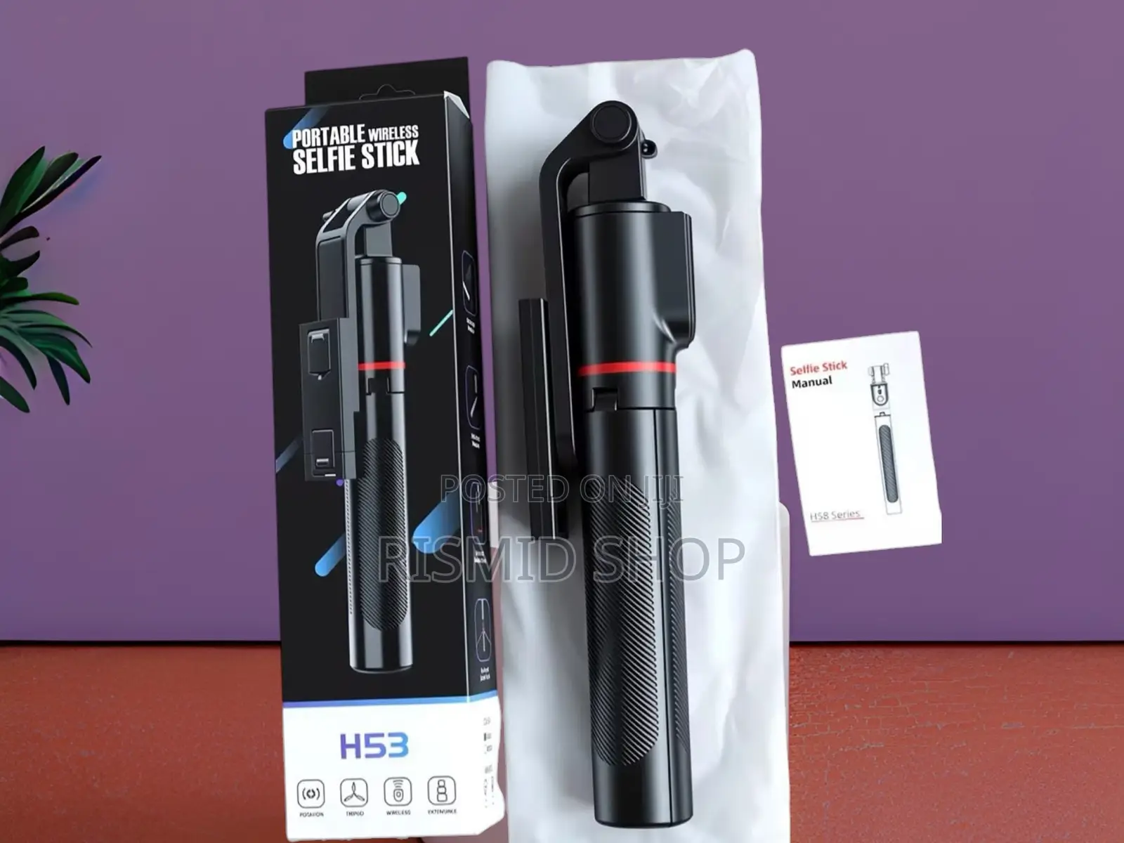 H53 Easy-Grip Bluetooth Selfie Stick