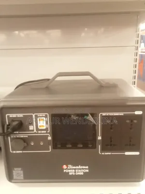 Binatone Portable Plug Play Power Station Pro With Solar Charging .