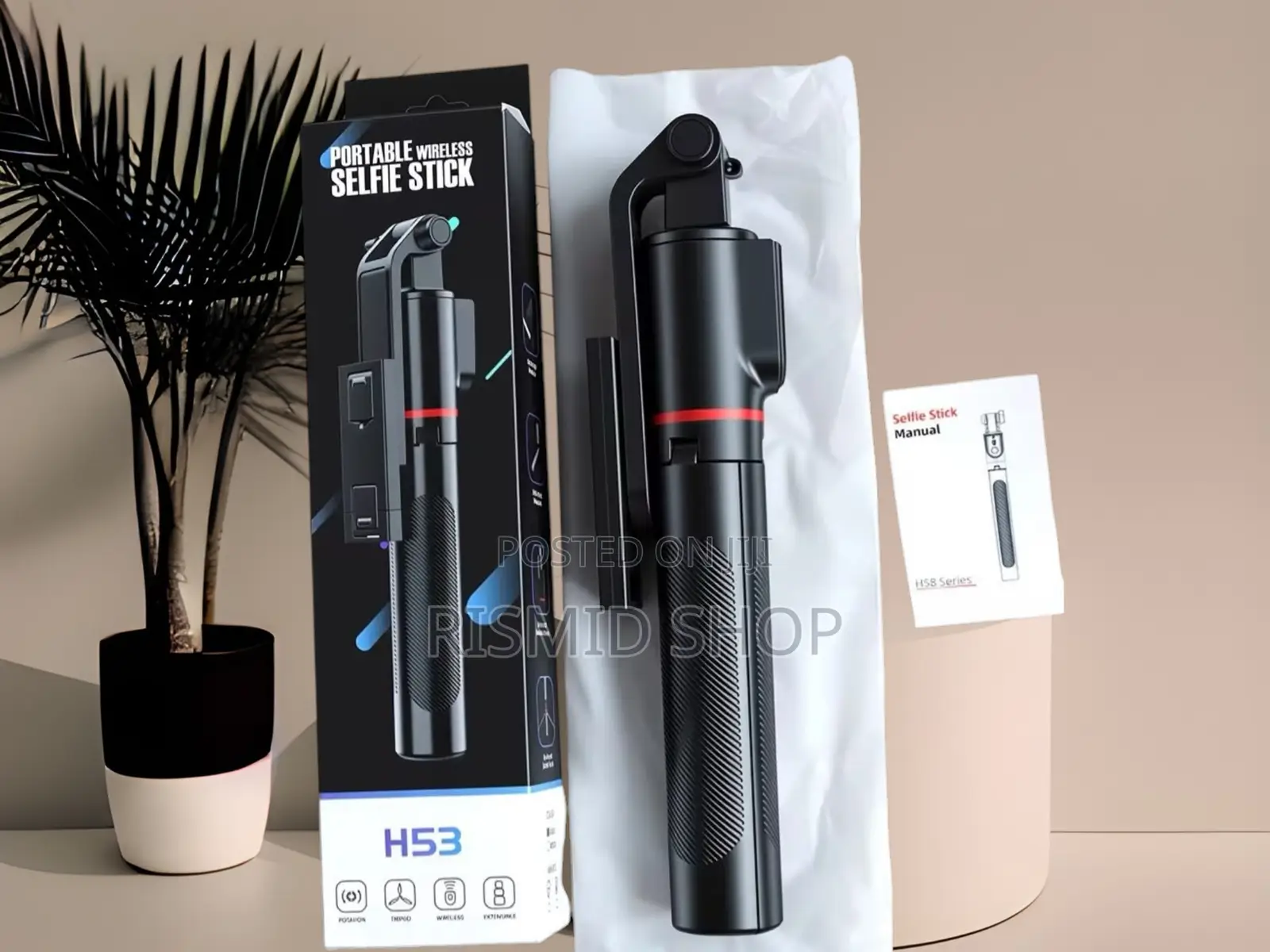 H53 Travel-Friendly Wireless Selfie Stick