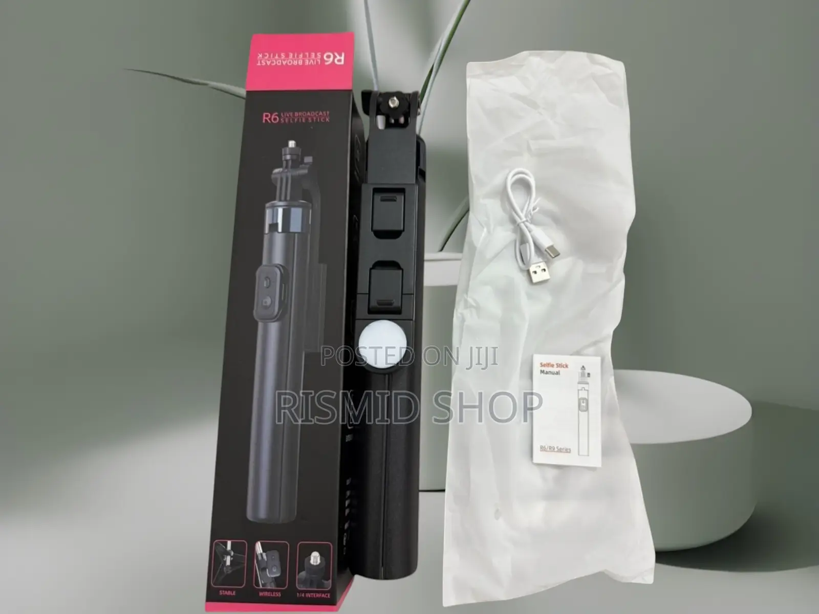 R6 Premium Bluetooth Smartphone Selfie Stick Tripod