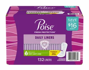 Poise Fresh Protection Panty Liners - 132 Pack