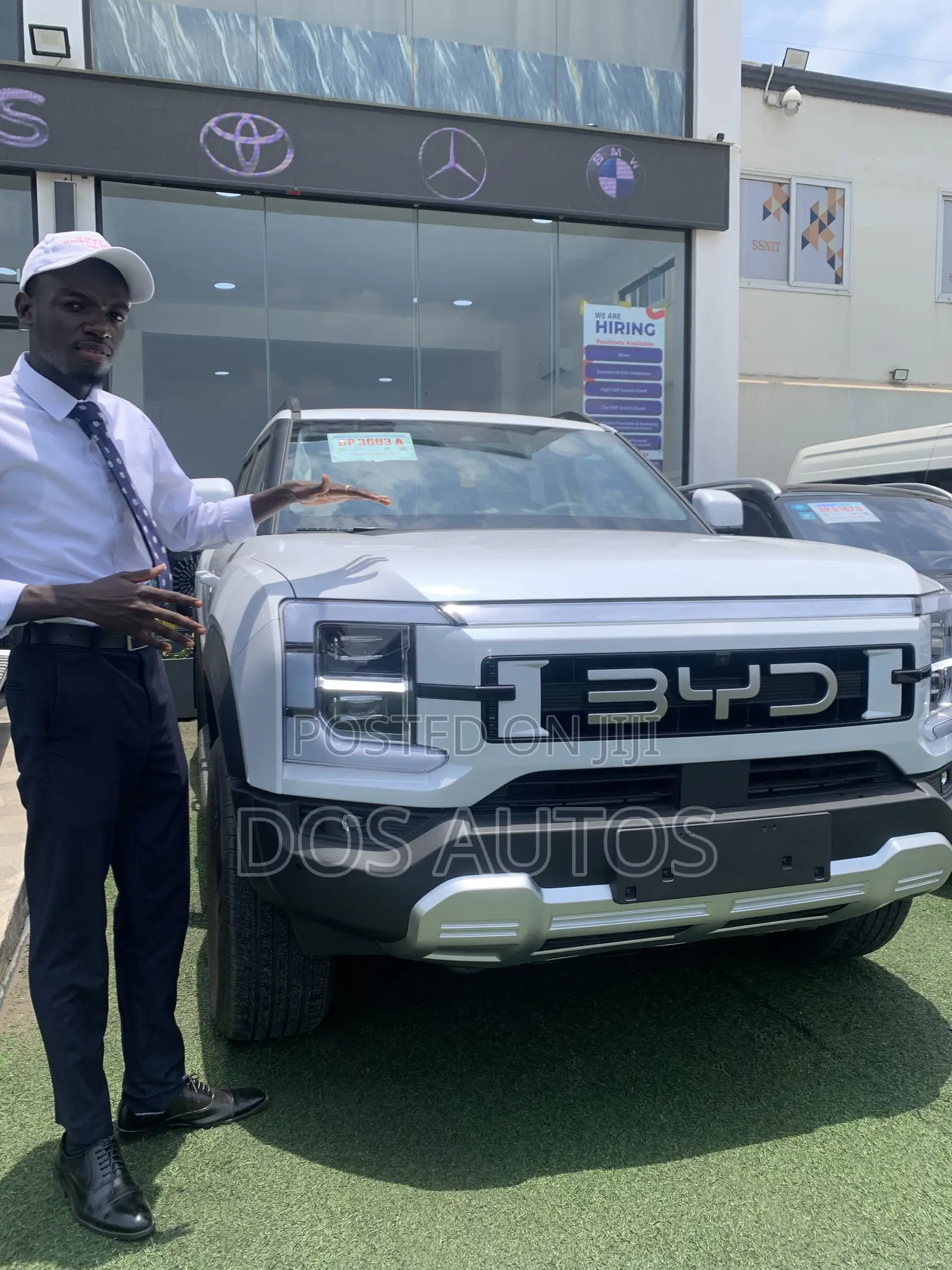 New BYD Shark 6 Shark Pickup 2026 White