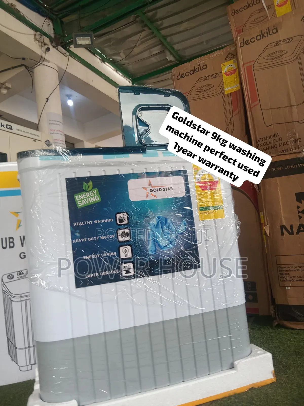 Goldstar 9kg Washer – Big Capacity for Every Family