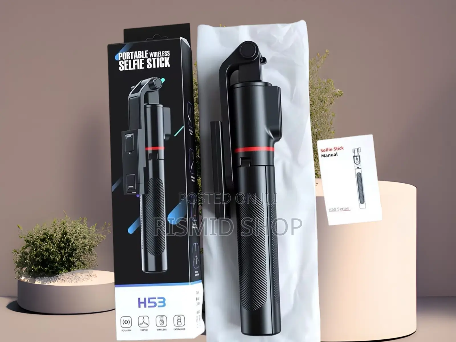 H53 Portable Smartphone Selfie Stick Tripod