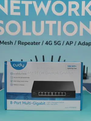 Cudy 8-Port Multi-Gigabit Easy-Managed Switch With 10G SFP+