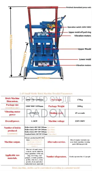 Quality Electric Block Moulding Machine