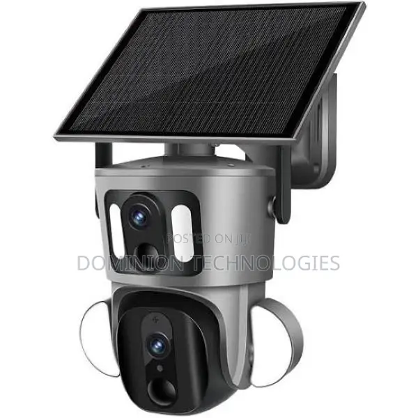 Hd Dual Lens 6mp Solar PTZ Camera