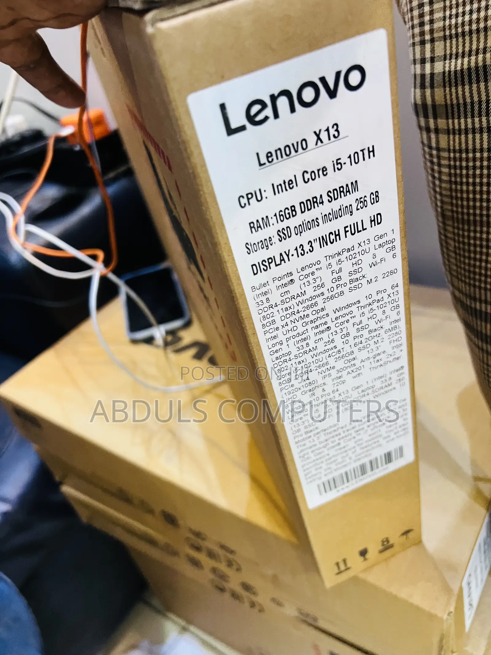 Laptop Lenovo ThinkPad X13 Gen 2 8GB Intel Core i5 SSD 512GB