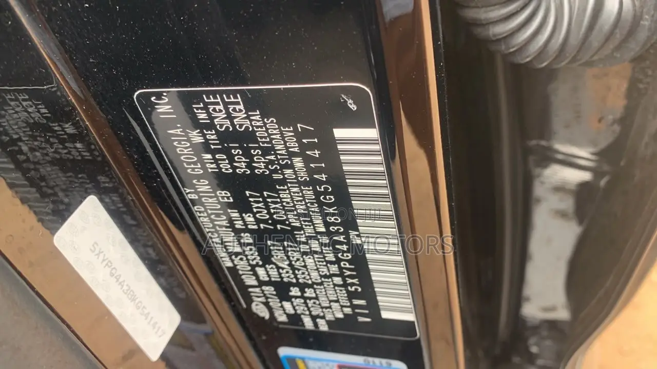 Kia Sorento 2.4L LX AWD 2019 Black
