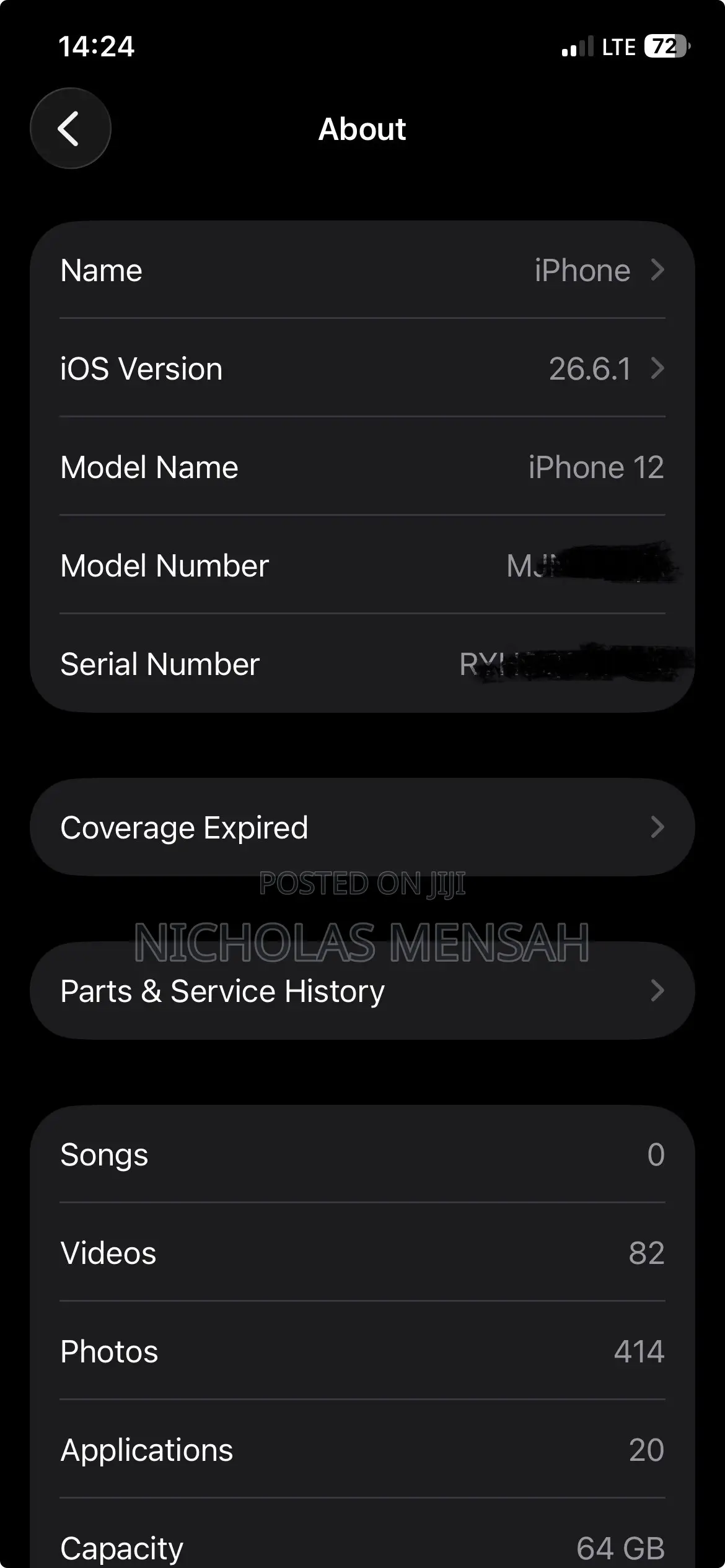 Apple iPhone 12 64 GB Purple