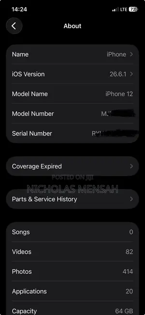 Apple iPhone 12 64 GB Purple