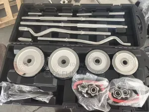 58kg Adjustable Iron Dumbell Set With Kettlebells