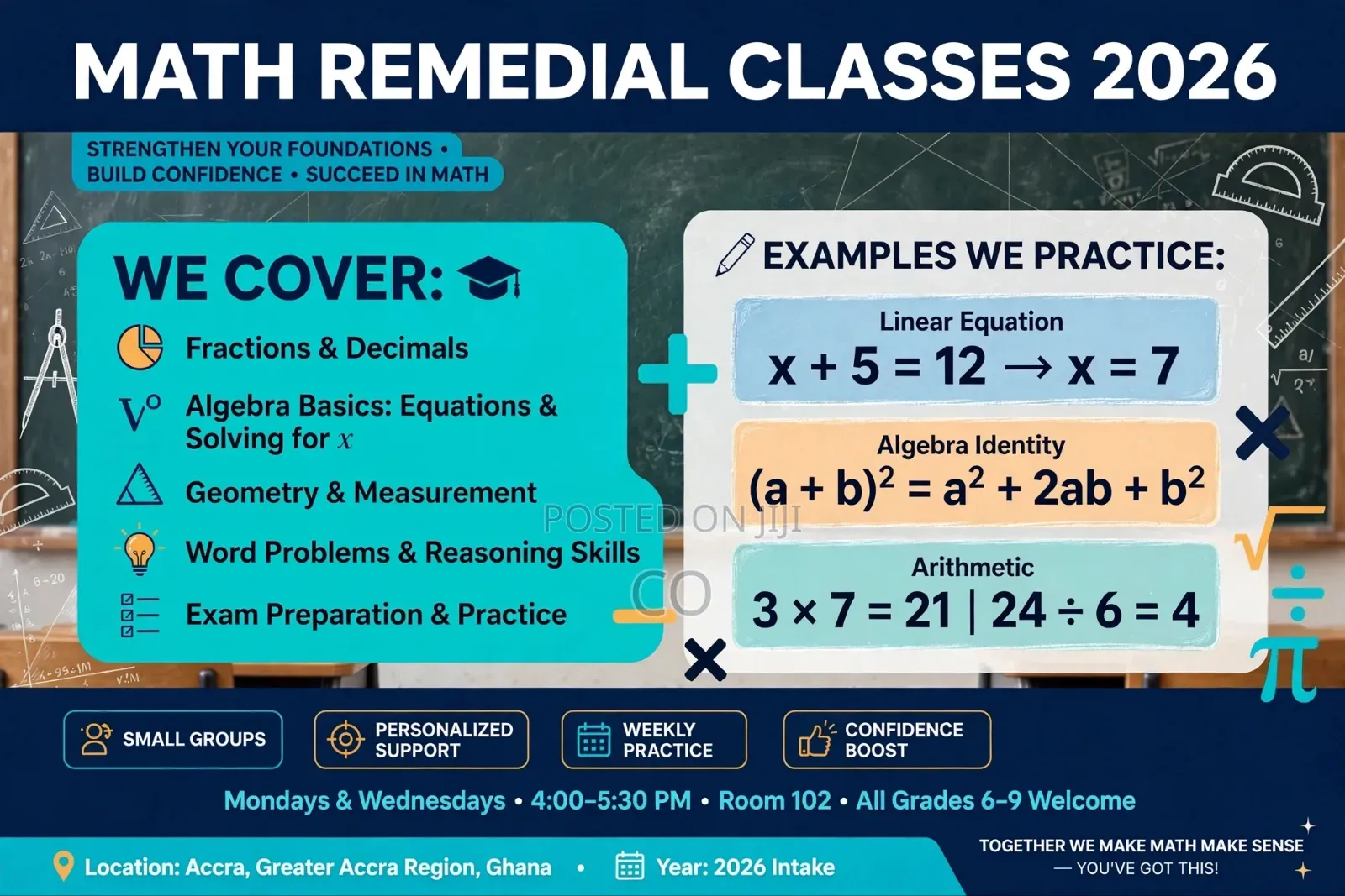 Math Remedial Classes