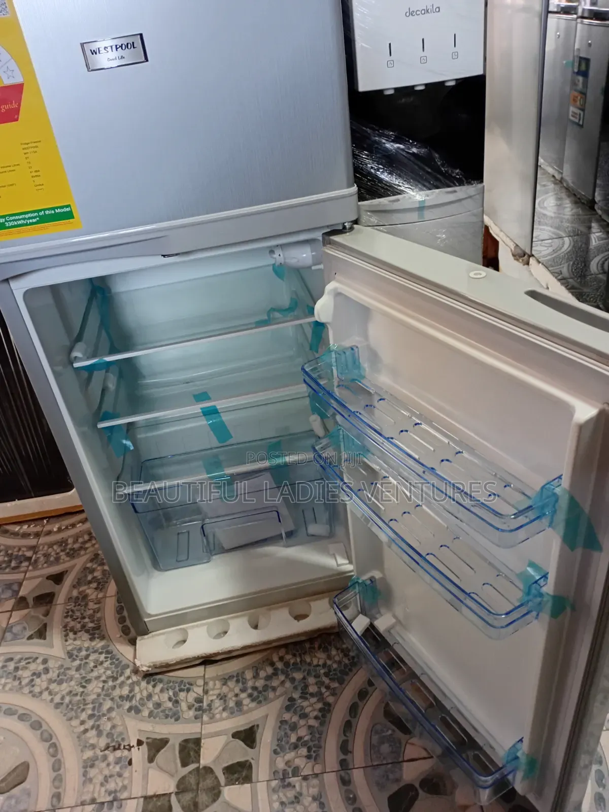 Westpool 95L Double Door Refrigerator Super Chilling Refrigerator