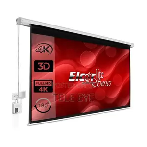 180 × 180 Cm Electric/Motorized Projector Screen